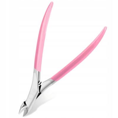 CĄŻKI Profesjonalne do Skórek MANICURE ostre solidne różowe 5mm