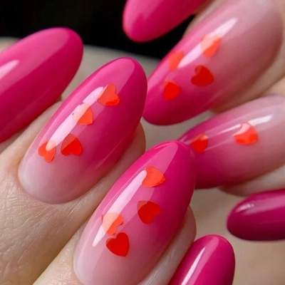 YOSHI Top Pure Love RED hybrydowy czerwone SERDUSZKA ozdoby 10 ml