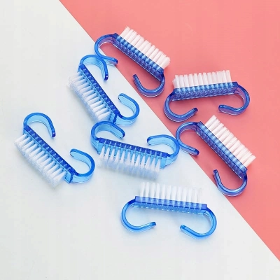 SZCZOTECZKI jednorazowe do czyszczenia PYŁU paznokci Manicure 100SZTUK MIX