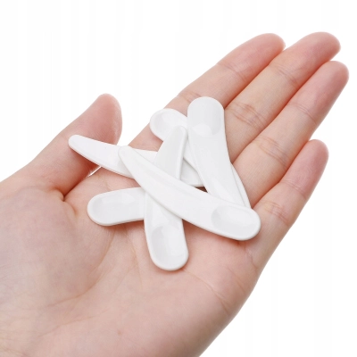 Szpatułki plastikowe łyżeczki do nakładania kremu MASEK do twarzy 100 sztuk