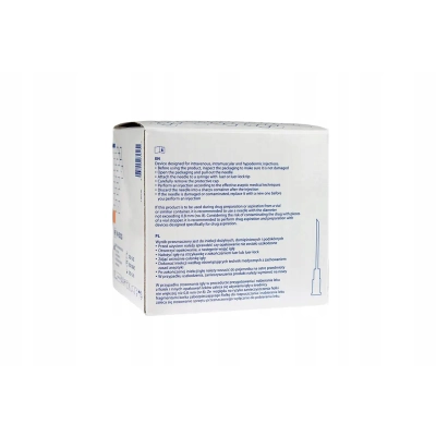 Igły iniekcyjne Zarys 0,7x30 mm 100 sztuk sterylne dispoFINE