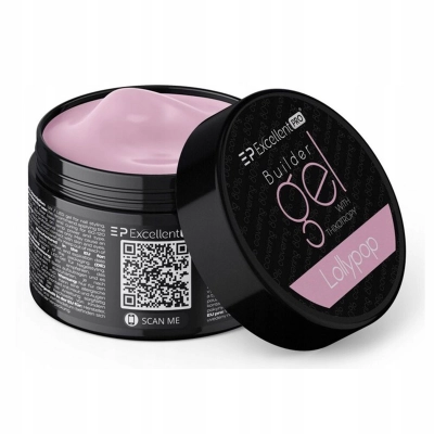 Żel budujący podkładowy Excellent PRO cukierkowy różowy 50 ml tiksotropowy