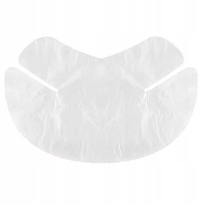 FOLIE kosmetyczne zabiegowe jednorazowe na szyję bezbarwne 100 sztuk