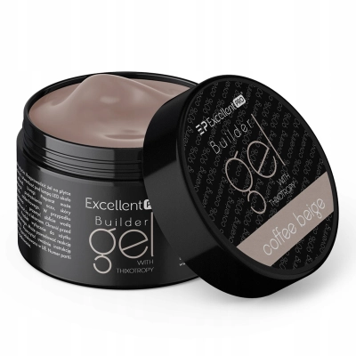 Excellent PRO THIXO żel budujący do paznokci Coffee beige 50g mleczny beż