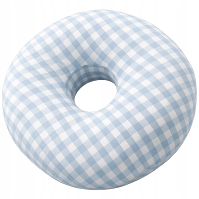 PODUSZKA DO SPANIA PO PIERCINGU wygodna Z OTWOREM NA GOJENIE NIEBIESKA