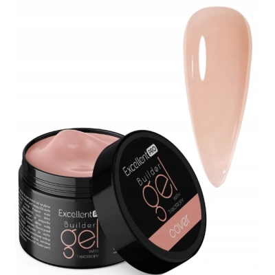 Excellent PRO COVER jednofazowy budujący żel do paznokci LED/UV beżowy 50g
