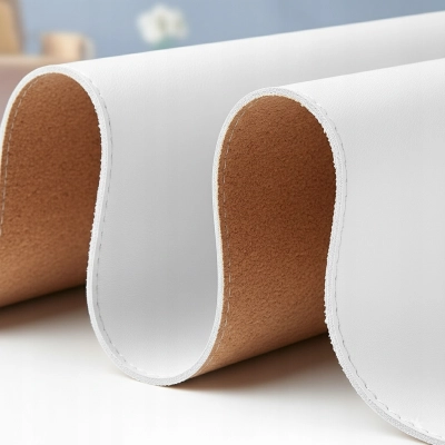 MATA ochronna PODKŁADKA na biurko stół TOALETKĘ manicure 60x35 biała korek