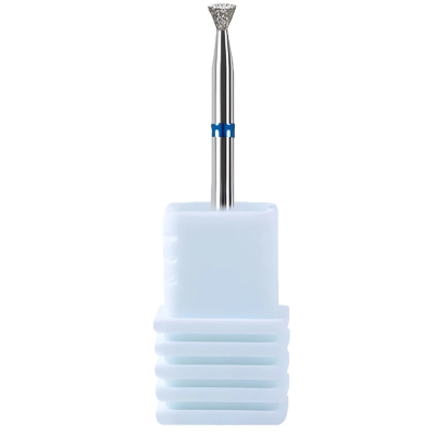 FREZ diamentowy ODWRÓCONY STOŻEK 3x3mm do skórek średni