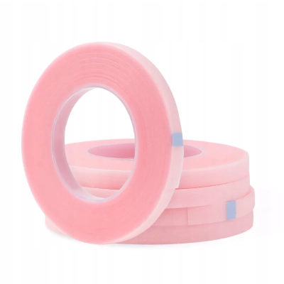 TAŚMA kosmetyczna perforowana DO podklejania przedłużania RZĘS 5szt 4mmx9m