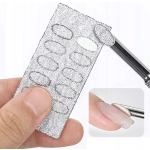 Zestaw do manicure paznokci PUSHER kopytko + pilniczki ścierne 50 sztuk