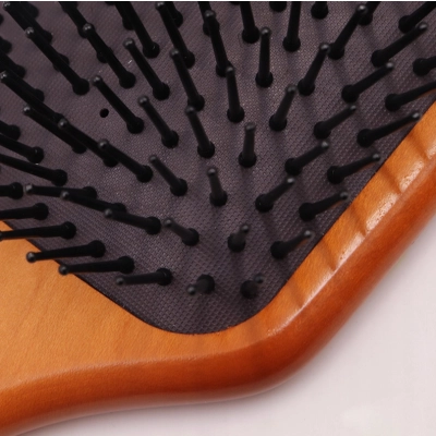 SZCZOTKA do czesania włosów BAMBUSOWA profesjonalna lekka do masażu głowy