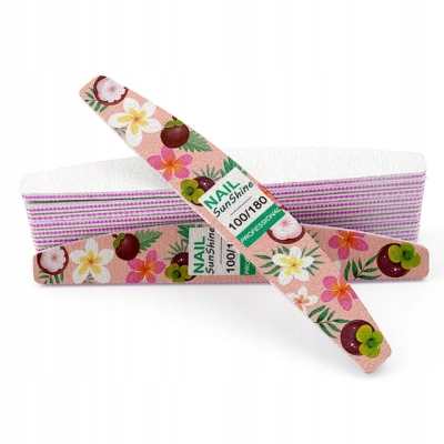 50 x PILNIK 100/180 pilniczki do PAZNOKCI zestaw