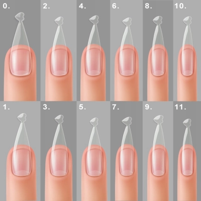 Tipsy Migdałki Dual Formy do Poly Gelu 100 sztuk