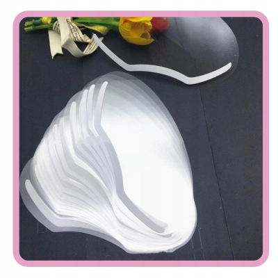 OSŁONKI fryzjerskie plastikowe na twarz do makijażu OSŁONA maska 50 sztuk