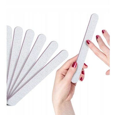 10 sztuk Pilnik do paznokci gradacja 100/180 BANAN pilniczki manicure