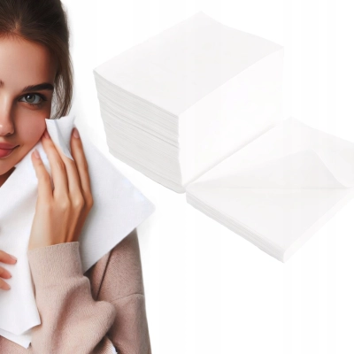 Ręcznik MEDYCZNY WŁÓKNINOWY gładki SOFT 70x50cm 100 szt CHŁONNY jednorazowy