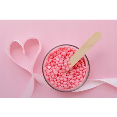 ITALWAX Plum Śliwka 1kg wosk TWARDY w dropsach do depilacji Włoski