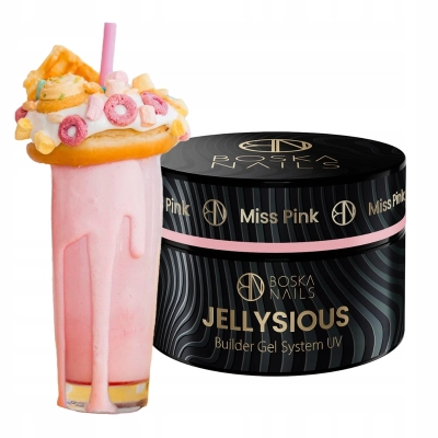 Boska Nails GALARETKA żel budujący do paznokci 15ml Miss Pink różowy