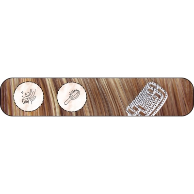 SZCZOTKA do rozczesywania CZESANIA każdego rodzaju włosów BIAŁA lekka