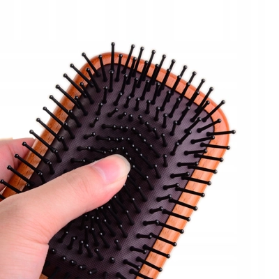 SZCZOTKA do czesania włosów BAMBUSOWA profesjonalna lekka do masażu głowy