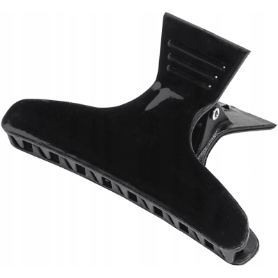 Klamerki klipsy spinki do włosów fryzjerskie plastikowe MOTYLKI 12 sztuk