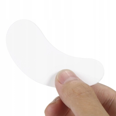 SILIKONOWE Płatki pod oczy BIAŁE 2szt WIELORAZOWE wielokrotnego użytku