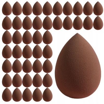 GĄBECZKI do makijażu miękkie PROFESJONALNE do nakładania podkładu 100 sztuk