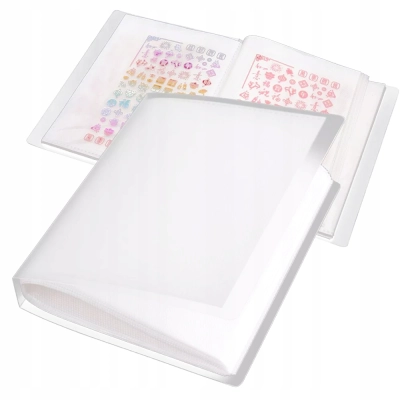 Album etui MAXI Organizer do naklejek na paznokcie 100 stron 10cm x 14cm