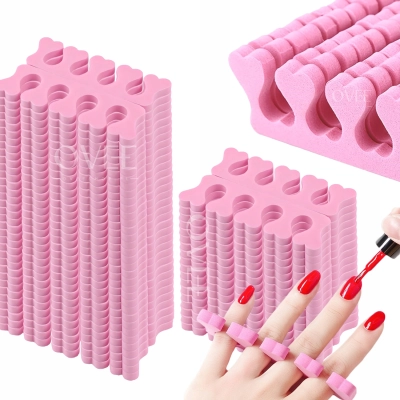 Separatory piankowe EVA do paznokci manicure PEDICURE 100 par ( 200 sztuk )