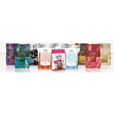 ITALWAX Azulen 1kg wosk TWARDY w dropsach do depilacji Niebieski HIT