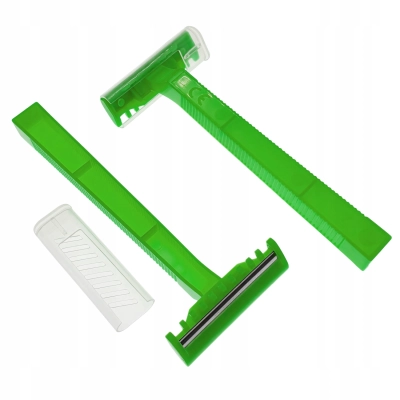 GOLARKI MASZYNKI do golenia MEDYCZNE JEDNORAZOWE 2 ostrza INTERGOS 100SZT