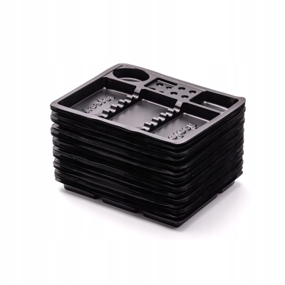 TACKI STOMATOLOGICZNE jednorazowe DENTYSTYCZNE CZARNE 100 sztuk ROTECK