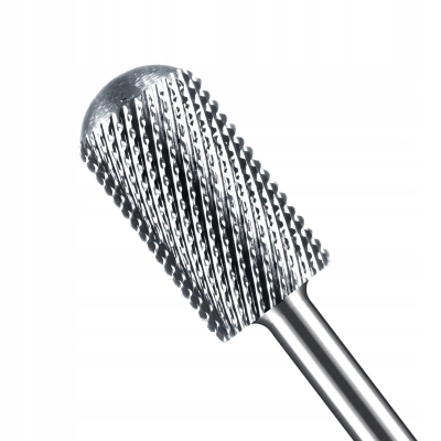 Frez Z WĘGLIKA wolframu do żelu akrylu PREMIUM beczka walec zaokrąglony