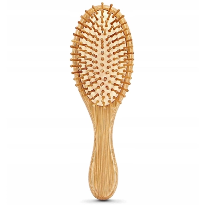 SZCZOTKA do włosów bambusowa lekka pneumatyczna