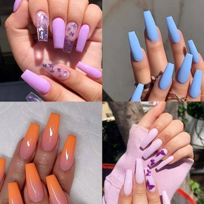 Tipsy Dual Formy do Poly Gelu 120 sztuk Balerina