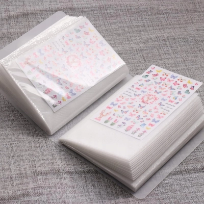 Album etui MAXI Organizer do naklejek na paznokcie 100 stron 10cm x 14cm