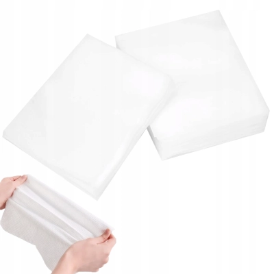 CHUSTY Chusteczki Kosmetyczne Perforowane 25x20 100 SZTUK Zabiegowe białe