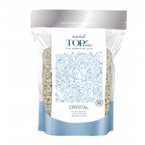 ItalWax Top Crystal 750 g wosk do depilacji w dropsach granu.HIPOALERGICZNY